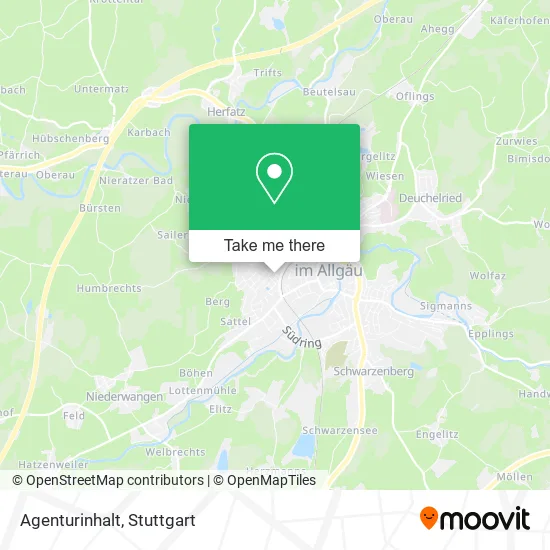 Карта Agenturinhalt