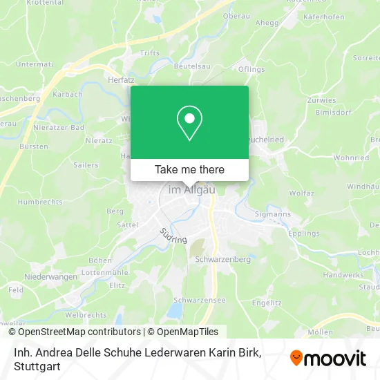 Карта Inh. Andrea Delle Schuhe Lederwaren Karin Birk