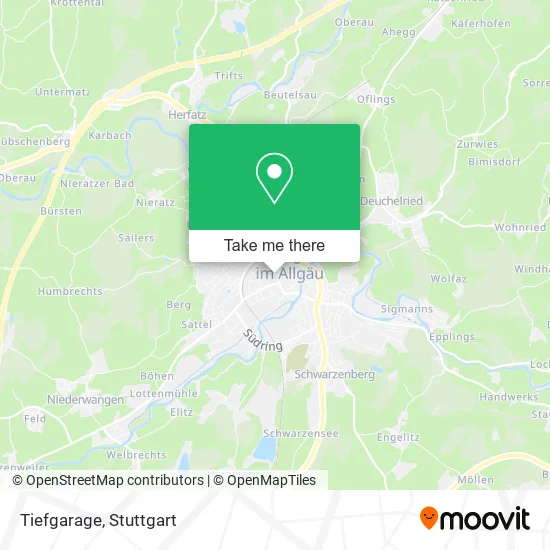 Карта Tiefgarage
