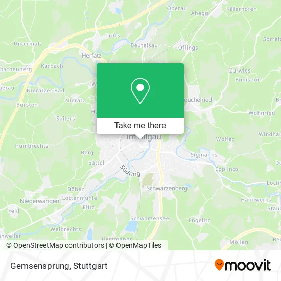 Карта Gemsensprung