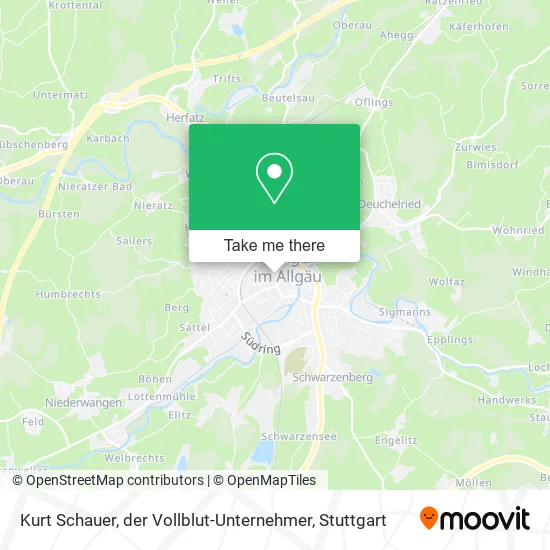 Карта Kurt Schauer, der Vollblut-Unternehmer