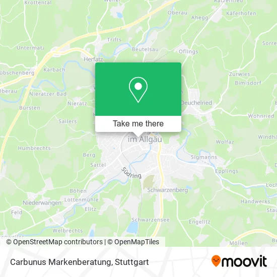 Карта Carbunus Markenberatung