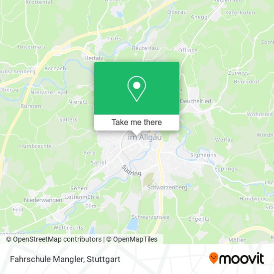Карта Fahrschule Mangler