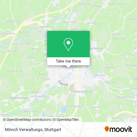 Mönch Verwaltungs map