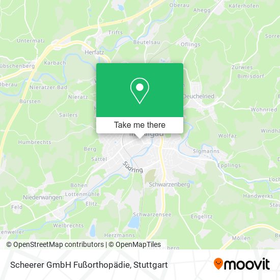 Scheerer GmbH Fußorthopädie map