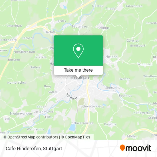 Cafe Hinderofen map