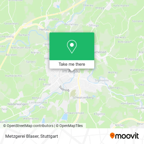 Карта Metzgerei Blaser