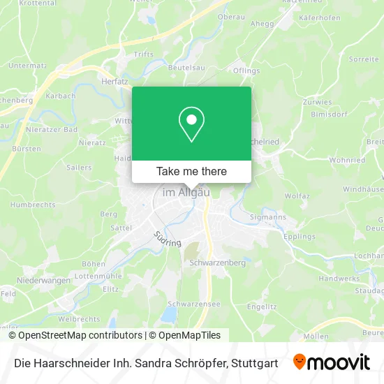 Карта Die Haarschneider Inh. Sandra Schröpfer