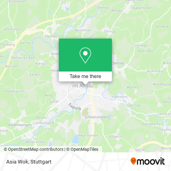 Карта Asia Wok