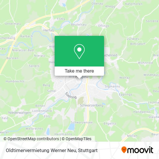 Oldtimervermietung Werner Neu map