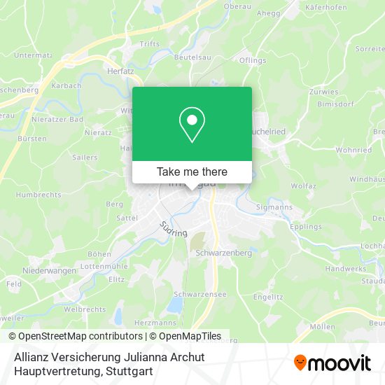 Allianz Versicherung Julianna Archut Hauptvertretung map