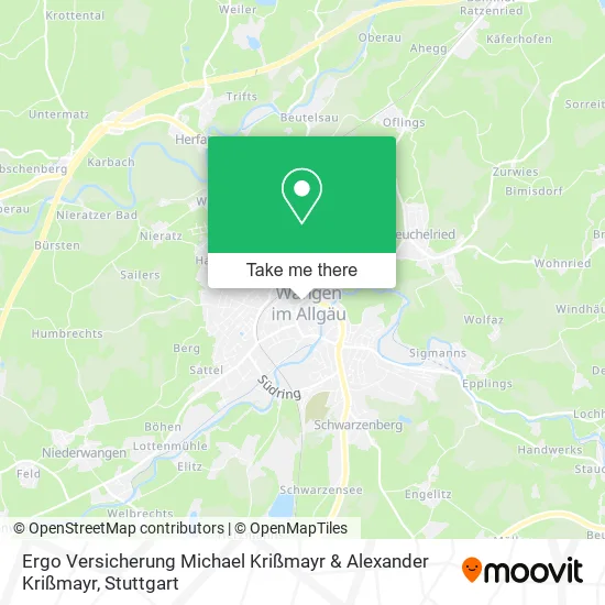 Карта Ergo Versicherung Michael Krißmayr & Alexander Krißmayr
