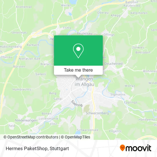 Карта Hermes PaketShop