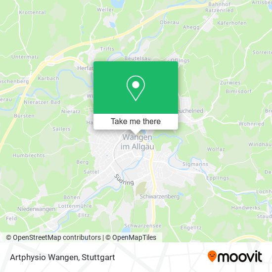 Карта Artphysio Wangen