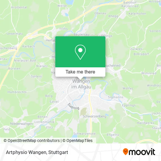 Карта Artphysio Wangen