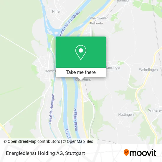 Карта Energiedienst Holding AG