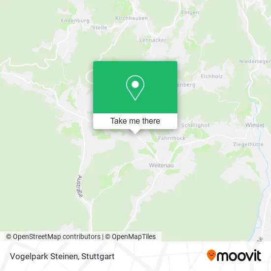 Карта Vogelpark Steinen