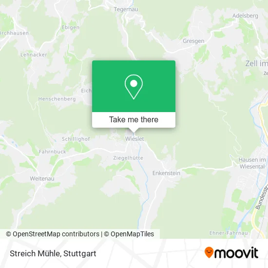 Карта Streich Mühle