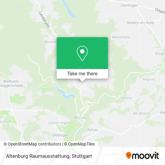 Карта Altenburg Raumausstattung