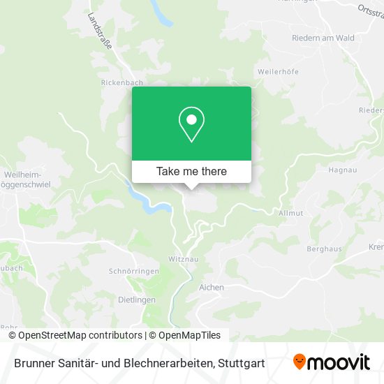 Brunner Sanitär- und Blechnerarbeiten map