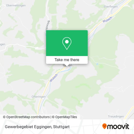 Gewerbegebiet Eggingen map
