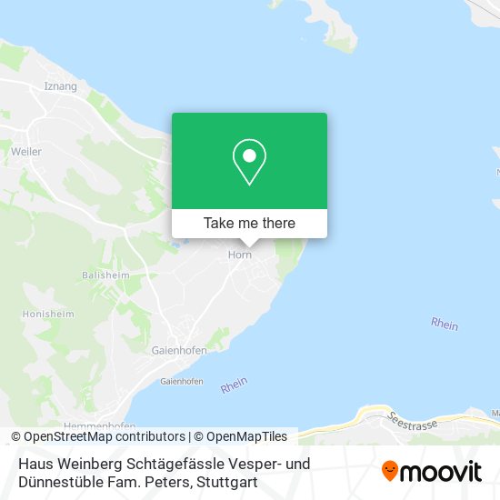 Haus Weinberg Schtägefässle Vesper- und Dünnestüble Fam. Peters map