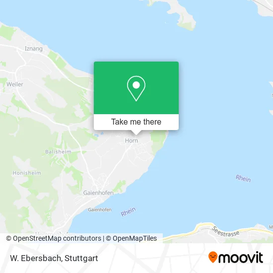 Карта W. Ebersbach