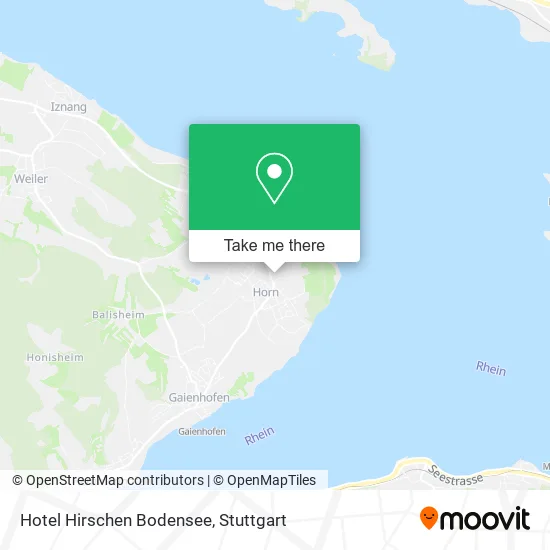 Карта Hotel Hirschen Bodensee