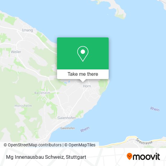 Карта Mg Innenausbau Schweiz
