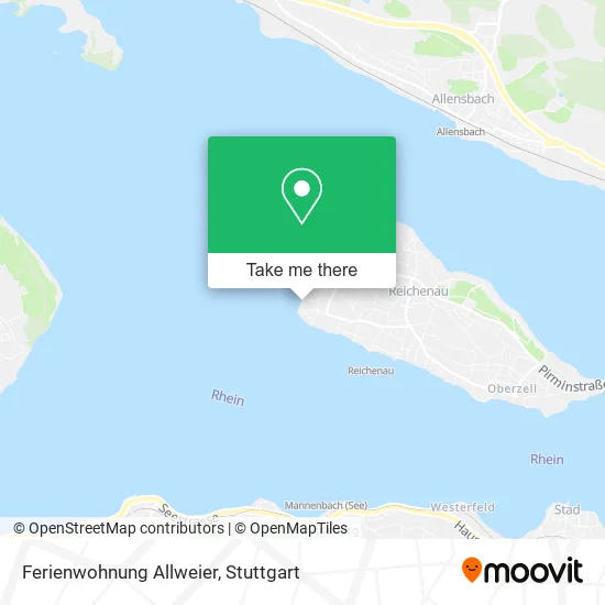 Карта Ferienwohnung Allweier