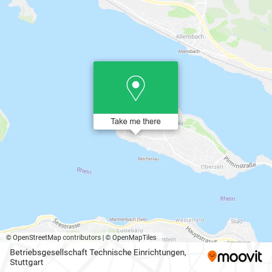 Карта Betriebsgesellschaft Technische Einrichtungen