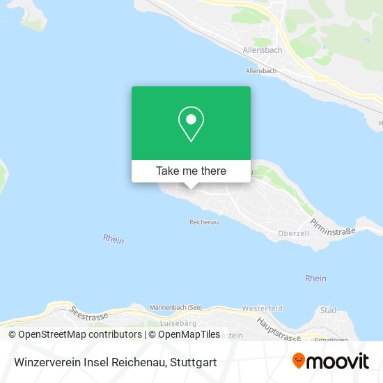 Карта Winzerverein Insel Reichenau