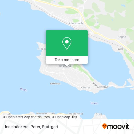 Inselbäckerei Peter map