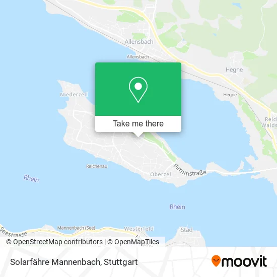 Карта Solarfähre Mannenbach