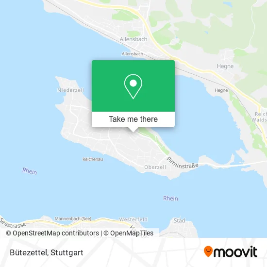 Bütezettel map
