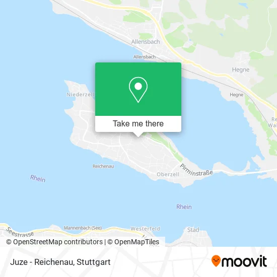 Карта Juze - Reichenau