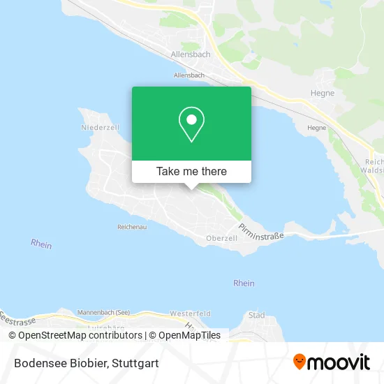 Карта Bodensee Biobier