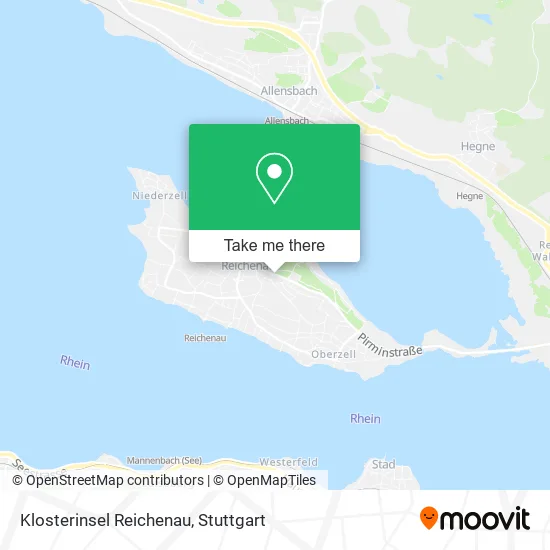 Карта Klosterinsel Reichenau