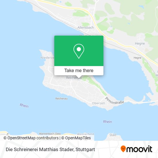 Die Schreinerei Matthias Stader map