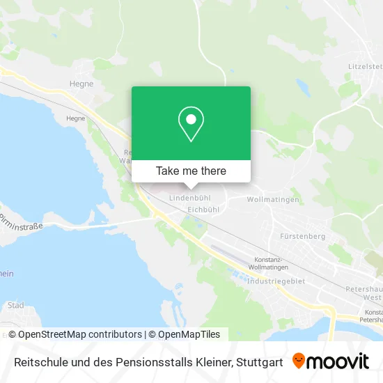 Карта Reitschule und des Pensionsstalls Kleiner