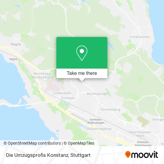 Карта Die Umzugsprofis Konstanz