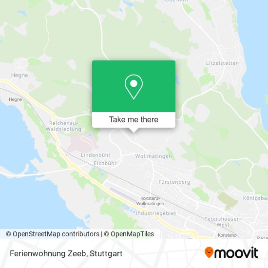Карта Ferienwohnung Zeeb