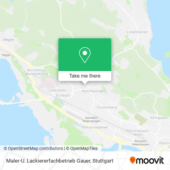 Карта Maler-U. Lackiererfachbetrieb Gauer