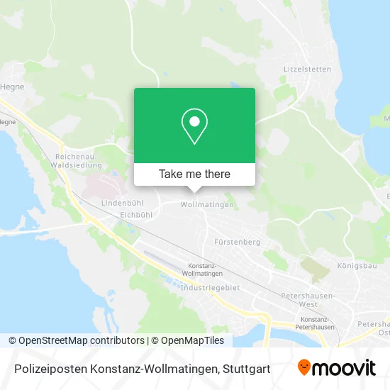 Карта Polizeiposten Konstanz-Wollmatingen