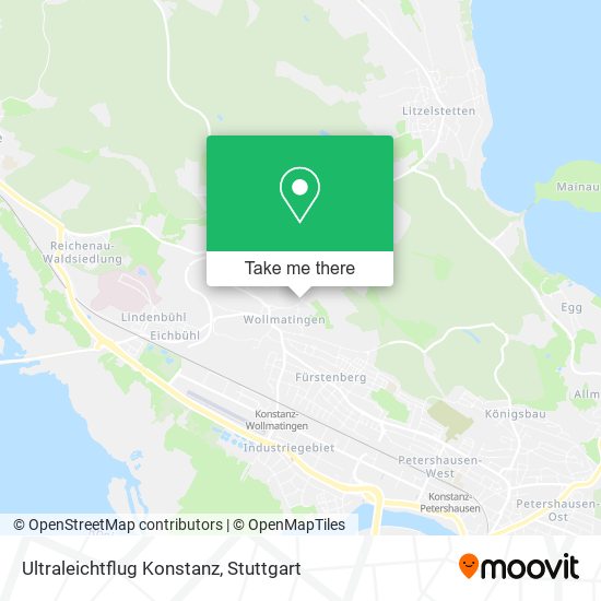 Карта Ultraleichtflug Konstanz