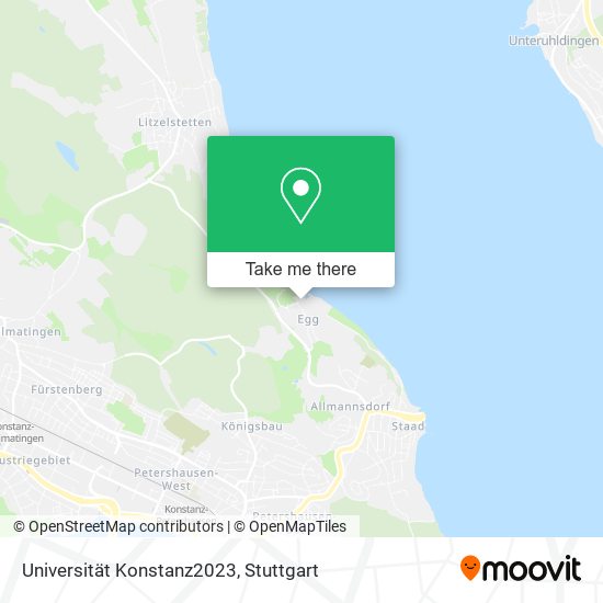 Universität Konstanz2023 map