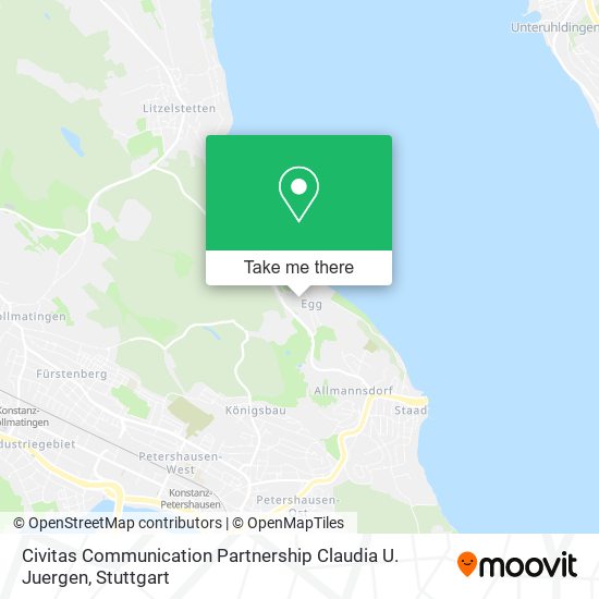 Civitas Communication Partnership Claudia U. Juergen map