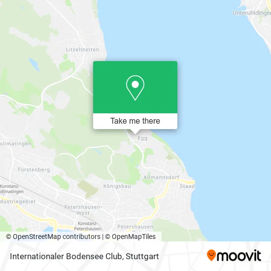 Карта Internationaler Bodensee Club