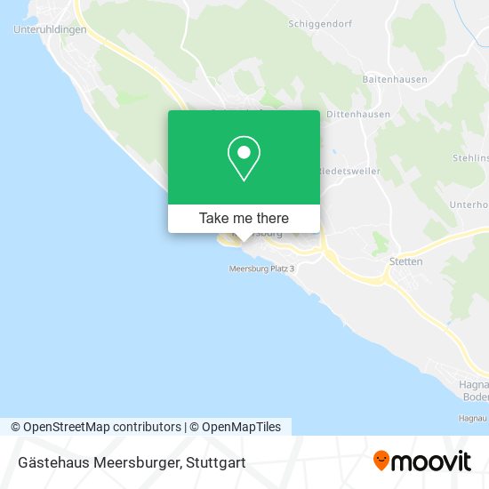 Gästehaus Meersburger map