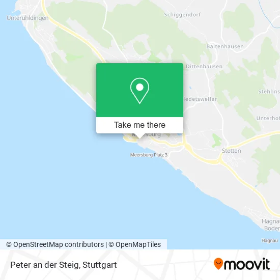 Карта Peter an der Steig